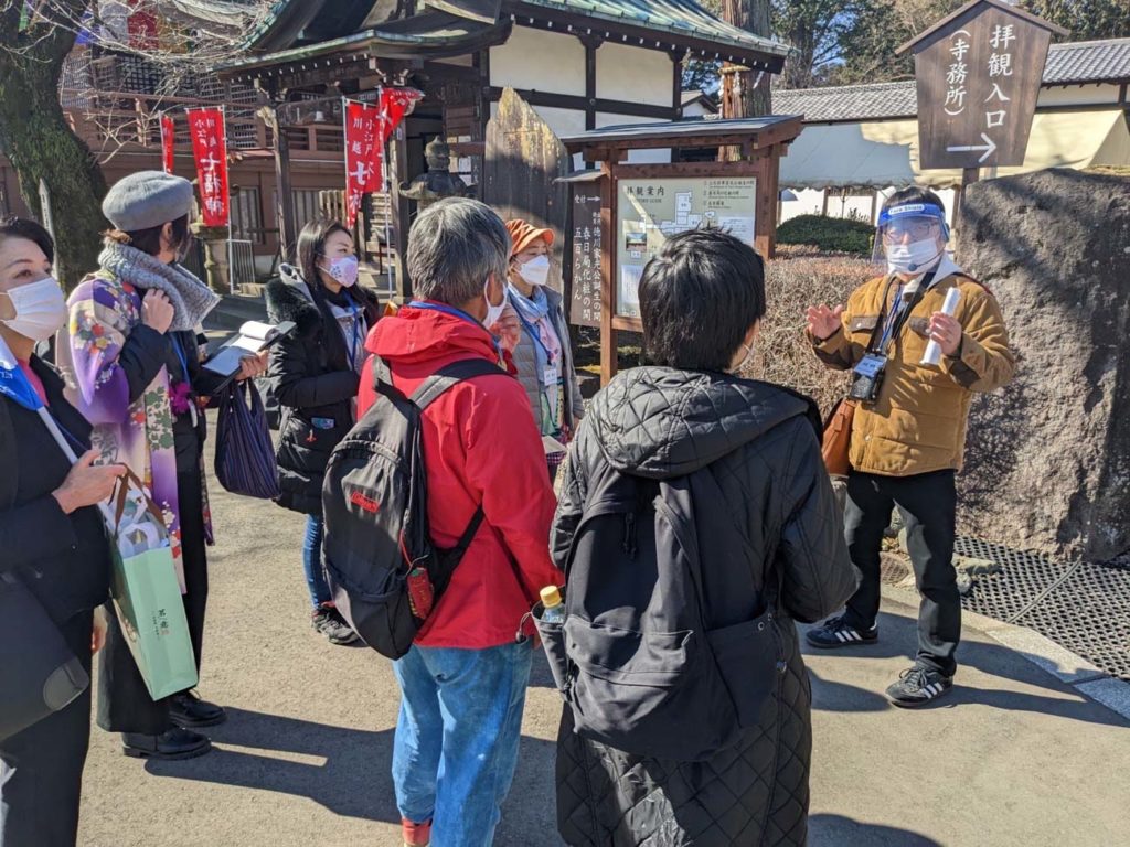 川越市英語ボランティアガイド育成講座（第2期）の実地研修