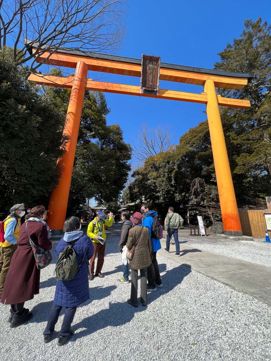 川越市英語ボランティアガイド育成講座（第2期）の実地研修