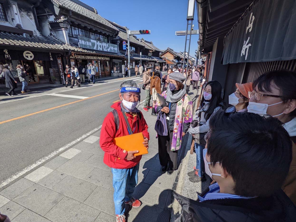 川越市英語ボランティアガイド育成講座（第2期）の実地研修